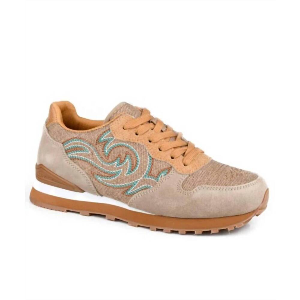 NEW ROPER women's giddy up spice jogger casual shoe in tan
